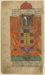 Iskandar in de betoverde tuin, ca. 1560