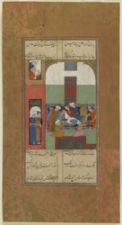 Mihr en Mushtari laten bloed afnemen, ca. 1560-70