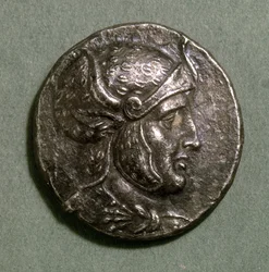 Tetradrachme van Seleucus I (c.358-280) Koning van Syrië, geslagen in Persepolis, c.300 v.Chr.