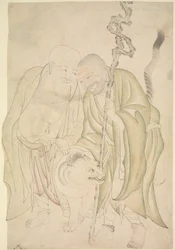 Twee Lohans, c.1480