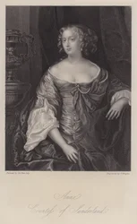 Anne Spencer, 3e gravin van Sunderland (gravure)