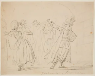 Scène uit De Koopman van Smyrna