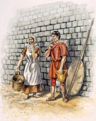 Romeinse man en vrouw