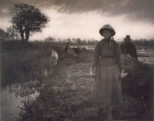 Poling het Moerashooiland, Leven en Landschap op de Norfolk Broads, 1886