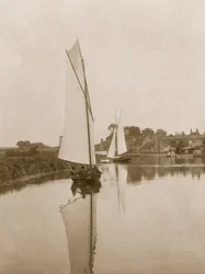 Het dorp Horning, ca. 1886