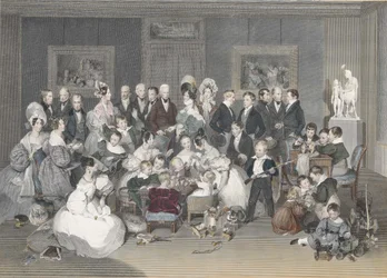 De Oostenrijkse keizerlijke familie in 1834, 1834