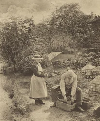 Een uiteinde van een tuin. [Suffolk.]