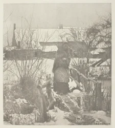 Een Glibberig Pad - Winterscène (Norfolk)