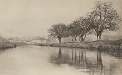 Het dorp aan de rivier, 1890-1891, gedrukt 1893