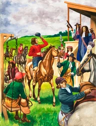 Karel II, de koning die van paardenraces hield
