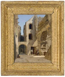 Bij de ruïnes van het Dioclesian Palazzo, Spelato