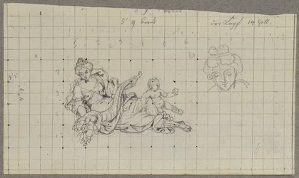 Fontein in de perziktuin van de Upper Belvedere