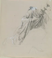 Kledingstudie voor "Arindal en Daura".