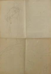 Contourtekening voor "Rüdiger en Angelika".