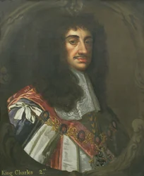 Portret van koning Karel II