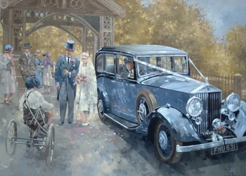Landelijke Bruiloft uit de Jaren 30