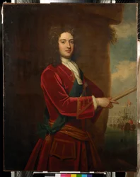 Portret van admiraal James Berkeley