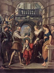 Koning Hendrik IV van Frankrijk met Marie de 