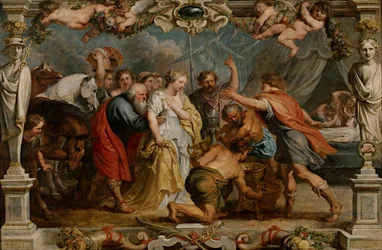 Briseïs teruggegeven aan Achilles