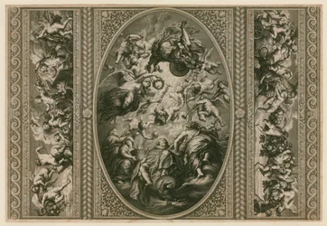 Plafond van de Banketzaal in Whitehall