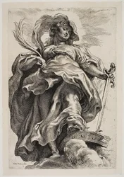 De heilige Catharina van Alexandrië