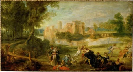 Het kasteelpark
