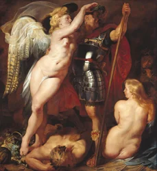 De kroning van de held der deugd