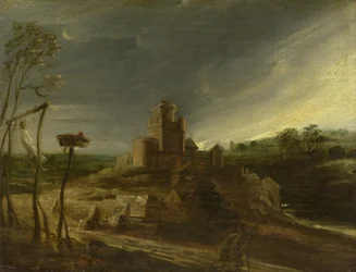 Het landschap met de galg