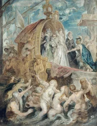 De landing in Marseille (schets voor de Medici-cyclus)
