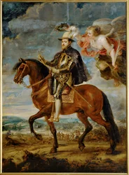 Ruiterportret van koning Filips II van Spanje