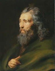 Hoofdstudie van een bebaarde man, ca. 1617