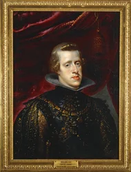 Filips IV, koning van Spanje (schilderij op doek)
