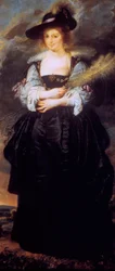 Portret van Helena Fourment, c1630-32