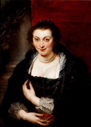 Portret van Isabella Brandt, vrouw van de schilder