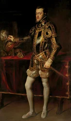 Portret van Filips II, koning van Spanje, als prins