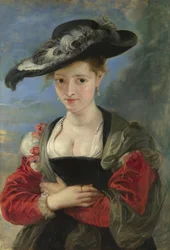 Portret van Susanna Lunden Le Chapeau de Paille, 1622-1625