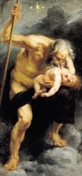 Saturnus die zijn zoon verslindt