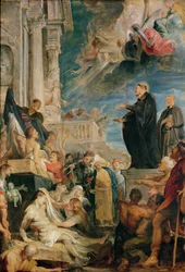 St. Franciscus Xaverius zegent de zieken