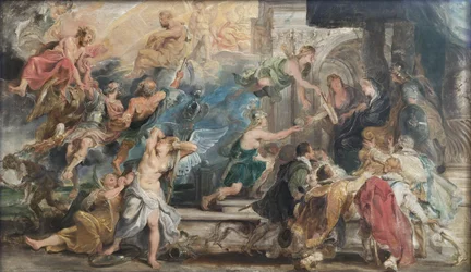 De apotheose van Hendrik IV