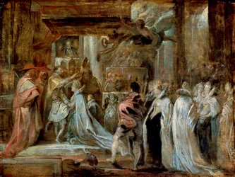 De kroning van Maria de