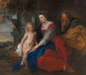 De Heilige Familie met de Papegaai