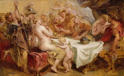 De bruiloft van Peleus en Thetis