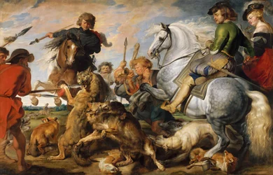 Wolf en Vos Jacht, ca. 1616