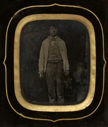 Man met emmer en verfkwast, late 1850s-60s