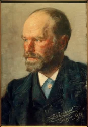 Portret van de schilder Michael Ancher