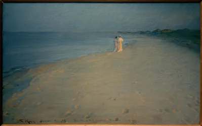 Zomeravond aan het zuidstrand, Skagen