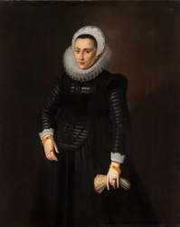 Portret van Barbara de Herlin