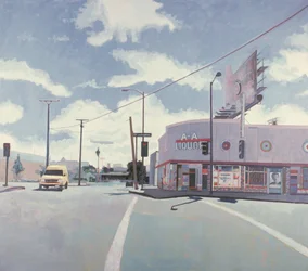 AA slijterij, Los Angeles, 2001 (olieverf op doek)