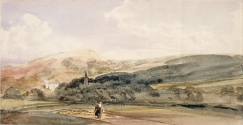 Een Landschap met Figuren in Malvern