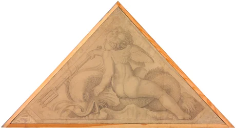Eros mit dem Delphin / Element des Wassers